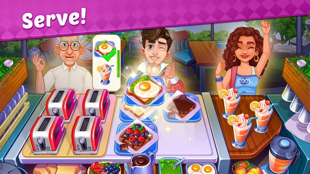 My Cafe Shop : Cooking Games (Мой Кафе Шоп)  [МОД Много денег] Screenshot 3