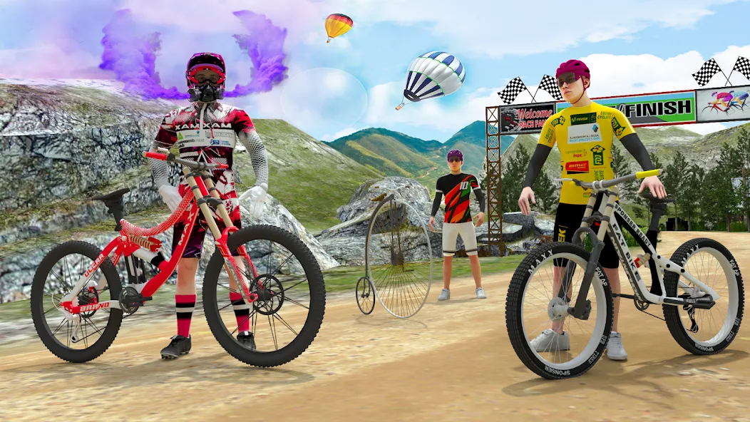 BMX Rider: Cycle Race Game  [МОД Menu] Screenshot 4