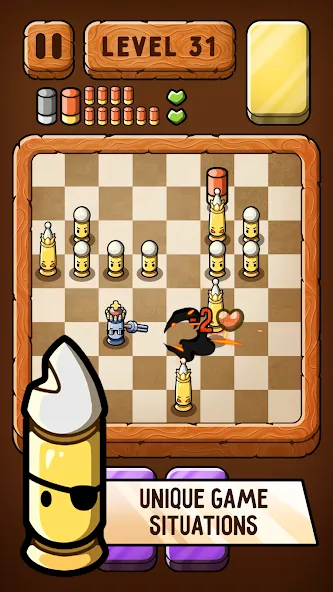 Bullet Chess: Board Shootout (Бюллет чесс)  [МОД Меню] Screenshot 4