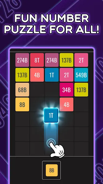 Join Blocks 2048 Number Puzzle (Джоин Блокс)  [МОД Бесконечные монеты] Screenshot 1