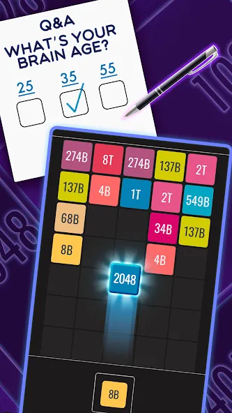 Join Blocks 2048 Number Puzzle (Джоин Блокс)  [МОД Бесконечные монеты] Screenshot 2