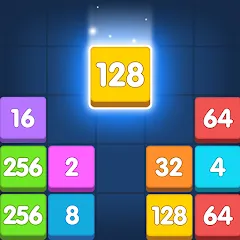 Скачать взломанную Merge Puzzle - Number Games (Мердж Пазл)  [МОД Mega Pack] - стабильная версия apk на Андроид