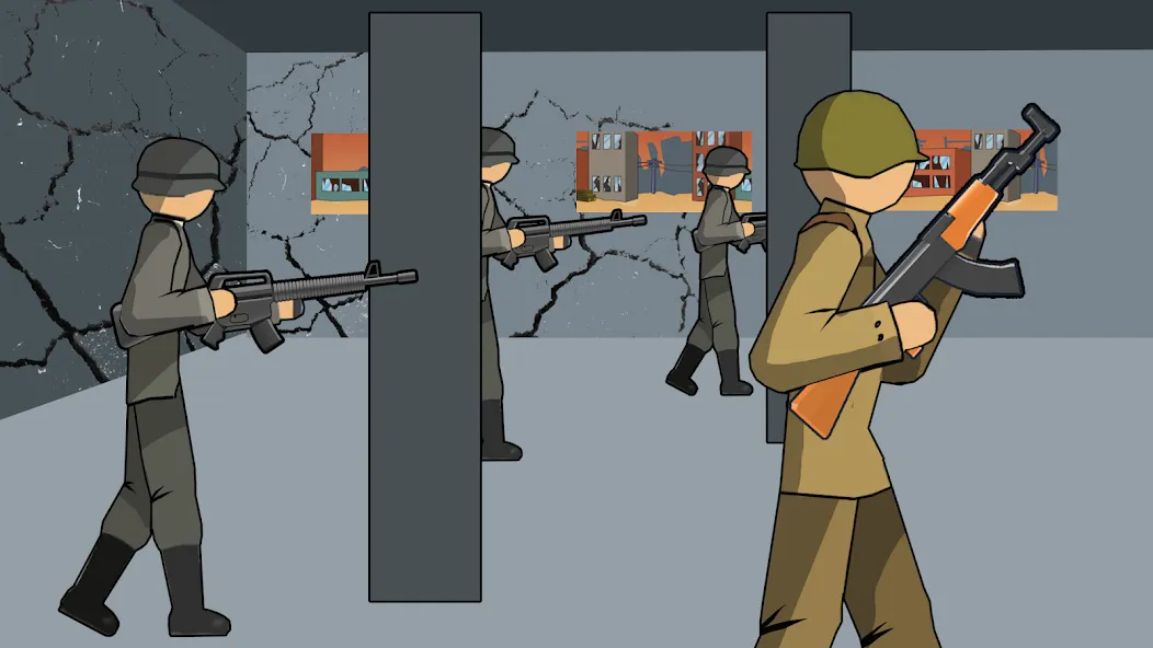 Stickman WW2 (Стикмэн Вторая Мировая война)  [МОД Mega Pack] Screenshot 4