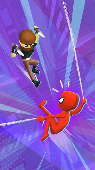 Web Master: Stickman Superhero (Вебмастер)  [МОД Меню] Screenshot 1