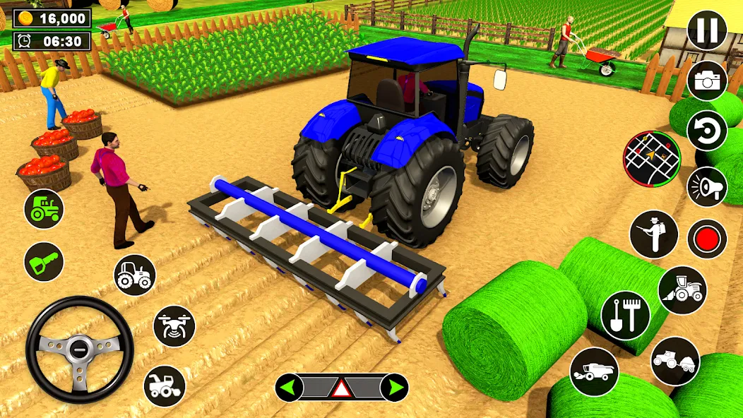 Real Tractor Driving Simulator (Реальный симулятор вождения трактора)  [МОД Menu] Screenshot 2