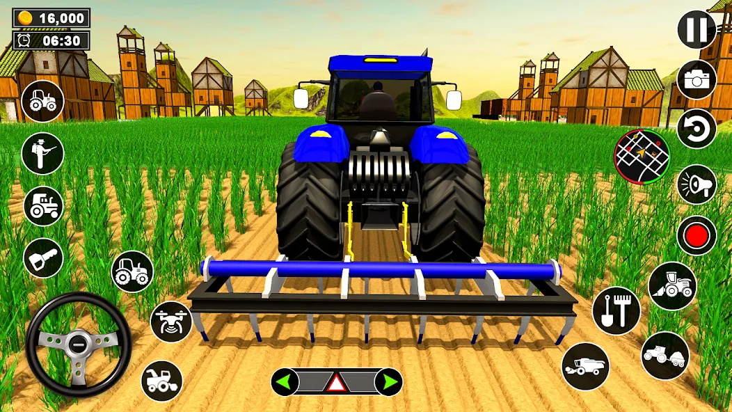 Real Tractor Driving Simulator (Реальный симулятор вождения трактора)  [МОД Menu] Screenshot 3