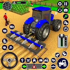 Взлом Real Tractor Driving Simulator (Реальный симулятор вождения трактора)  [МОД Menu] - стабильная версия apk на Андроид