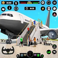 Скачать взлом Airplane Simulator Plane Games  [МОД Бесконечные деньги] - стабильная версия apk на Андроид