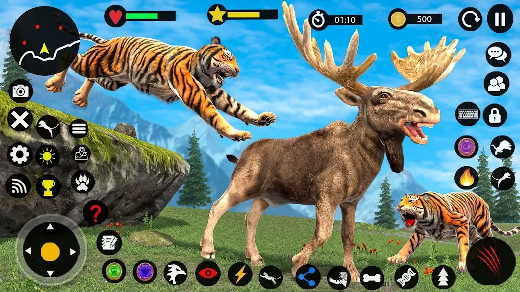 Tiger Games: Tiger Sim Offline  [МОД Меню] Screenshot 2