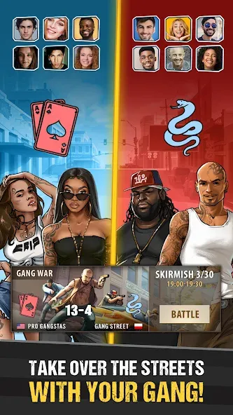 The Gang: Street Mafia Wars (Зэ Гэнг)  [МОД Menu] Screenshot 3