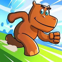 Скачать взлом Hippo Dash (Хиппо Дэш)  [МОД Много денег] - стабильная версия apk на Андроид