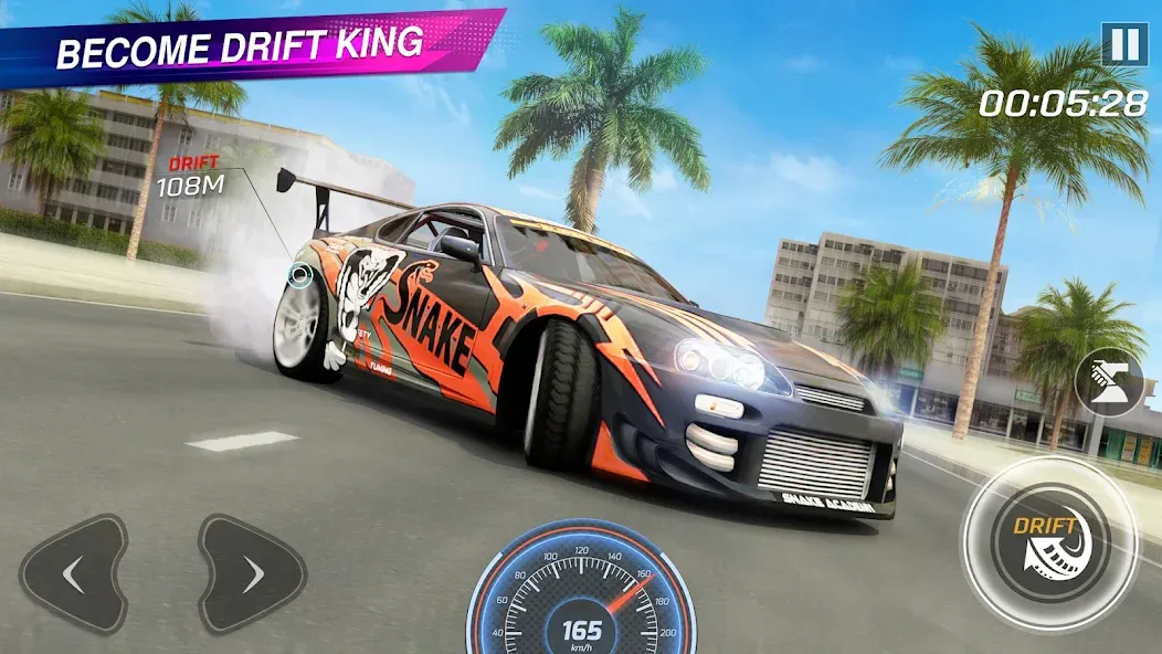 Extreme Car Driving: Car Drift  [МОД Меню] Screenshot 1