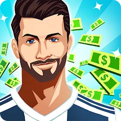 Скачать взломанную Idle Eleven - Soccer tycoon (Айдл Илевен)  [МОД Много денег] - стабильная версия apk на Андроид