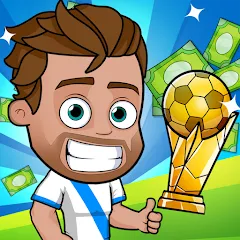 Взломанная Idle Soccer Story - Tycoon RPG (Айдл Соккер Стори)  [МОД Меню] - стабильная версия apk на Андроид