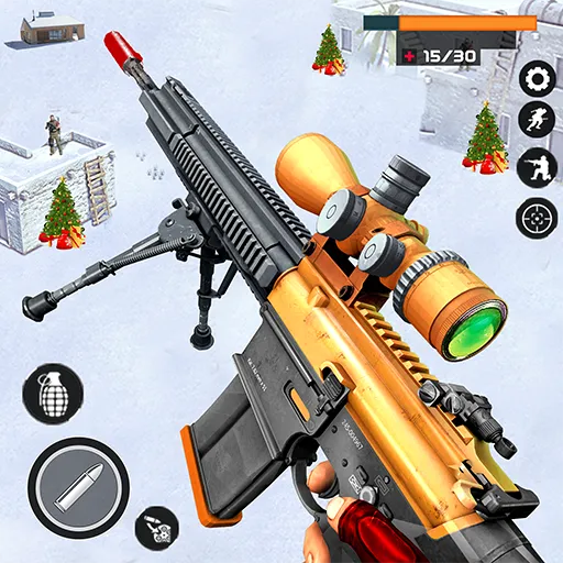 Banduk Game - Sniper Gun Games (Снайперская Война 3D)  [МОД Все открыто] Screenshot 1