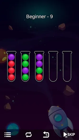 Ball Sort - Bubble Sort Puzzle (Болл Сорт)  [МОД Все открыто] Screenshot 3