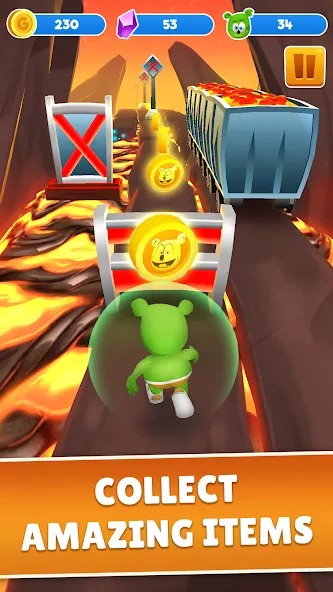 Gummy Bear Run: Running Games (Гамми Бер Ран)  [МОД Много монет] Screenshot 4