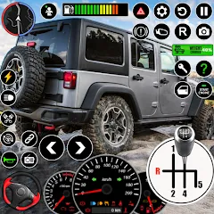 Скачать взломанную Offroad Jeep Driving & Parking  [МОД Много монет] - стабильная версия apk на Андроид