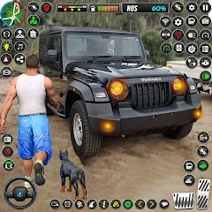 Скачать взломанную Jeep Driving Simulator offRoad (Джип Драйвинг Симулятор вне дороги)  [МОД Бесконечные деньги] - последняя версия apk на Андроид