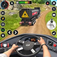 Взломанная Oil Truck Games: Driving Games  [МОД Меню] - стабильная версия apk на Андроид