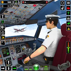 Взломанная Airplane Flight Simulator 2023  [МОД Unlocked] - стабильная версия apk на Андроид