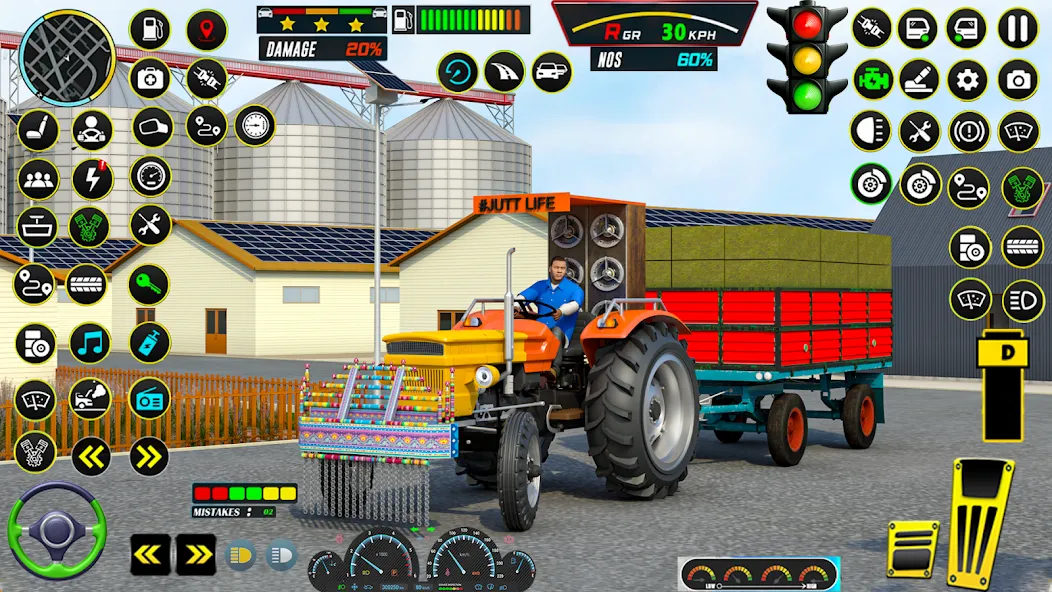 Farming Tractor Game Simulator (Фарминг Трактор Игра Симулятор)  [МОД Menu] Screenshot 3