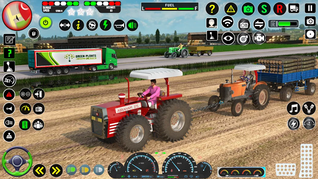 Farming Tractor Game Simulator (Фарминг Трактор Игра Симулятор)  [МОД Menu] Screenshot 4