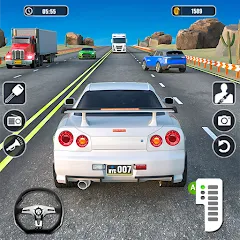 Взломанная Real Highway Car Racing Games  [МОД Все открыто] - последняя версия apk на Андроид