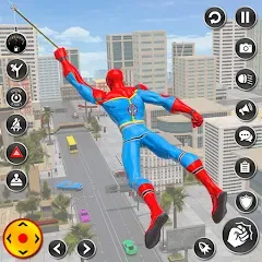 Взлом Spider Rope Hero Spider Games  [МОД Mega Pack] - последняя версия apk на Андроид