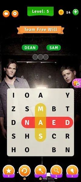 Supernatural Word Search (упернатуральный поиск слов)  [МОД Меню] Screenshot 3