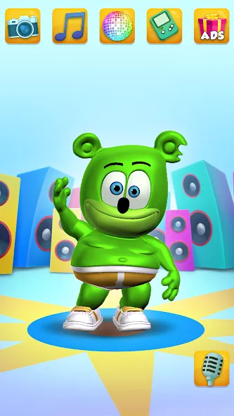 Talking Gummy Bear Kids Games  [МОД Много денег] Screenshot 1