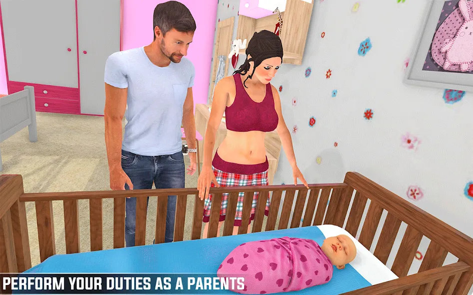 Pregnant Games Mommy Simulator  [МОД Много денег] Screenshot 1