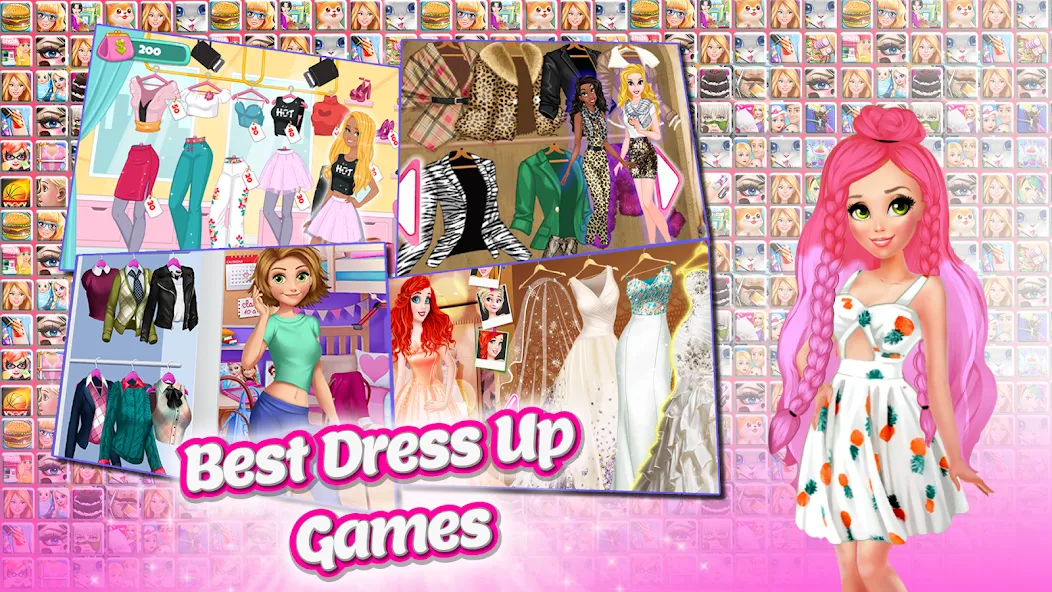 Frippa Games for Girls (Фриппа игры для девочек)  [МОД Меню] Screenshot 2