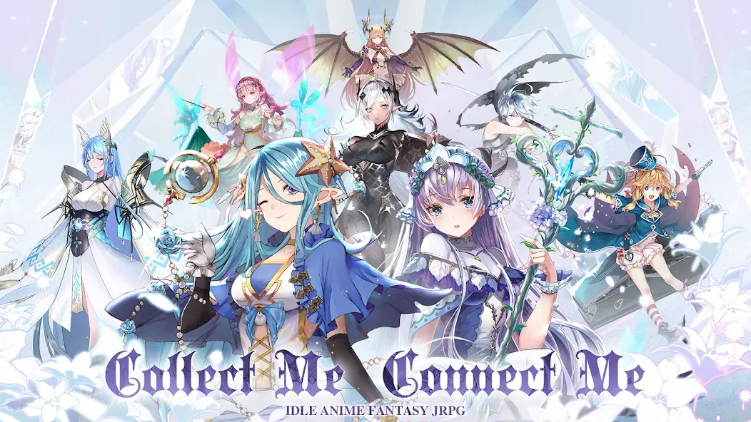 Girls' Connect: Idle RPG  [МОД Меню] Screenshot 1