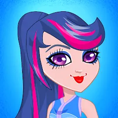 Взлом Pony College Student Dress Up (Пони Студент Колледжа Одеваются)  [МОД Mega Pack] - стабильная версия apk на Андроид