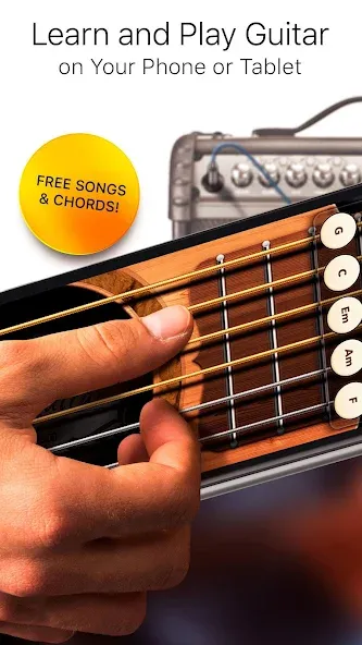 Real Guitar - Music Band Game  [МОД Unlocked] Screenshot 1
