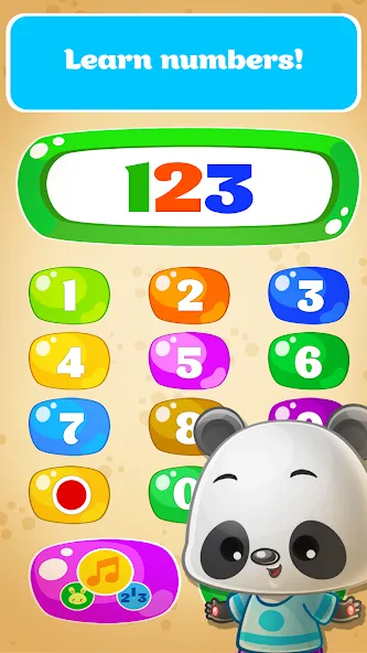 Babyphone game Numbers Animals  [МОД Меню] Screenshot 2