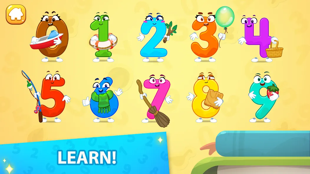 Numbers for kid Learn to count  [МОД Бесконечные монеты] Screenshot 2