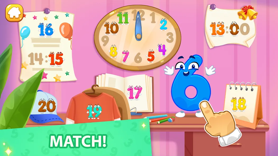 Numbers for kid Learn to count  [МОД Бесконечные монеты] Screenshot 3