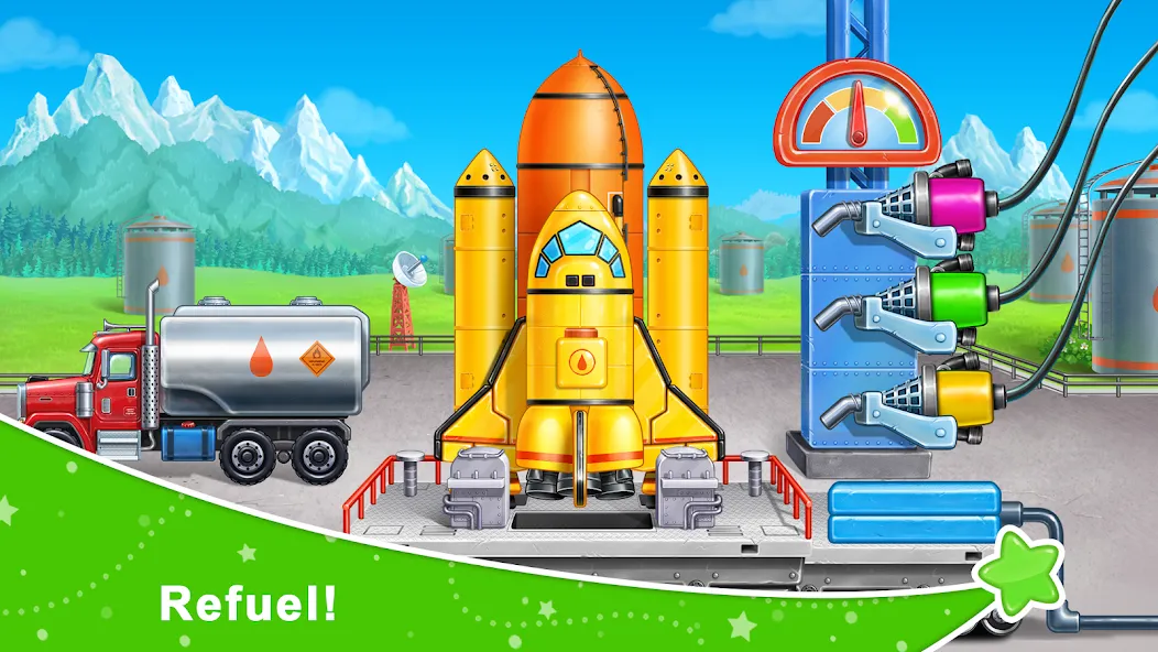 Rocket 4 space games Spaceship  [МОД Все открыто] Screenshot 2