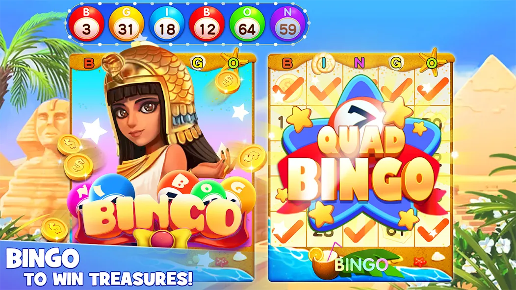 Bingo Lucky: Play Bingo Games (Бинго Лаки)  [МОД Бесконечные монеты] Screenshot 5