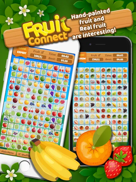 Fruit Connect (Фрукт Коннект)  [МОД Бесконечные деньги] Screenshot 5