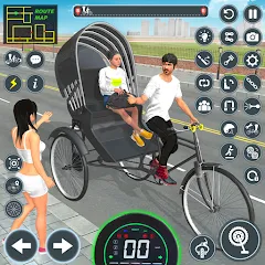 Взлом BMX Cycle Games 3D Cycle Race (игры на велосипеде 3D гонка)  [МОД Бесконечные монеты] - стабильная версия apk на Андроид