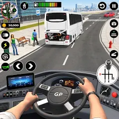 Взлом Bus Simulator - Driving Games  [МОД Mega Pack] - полная версия apk на Андроид