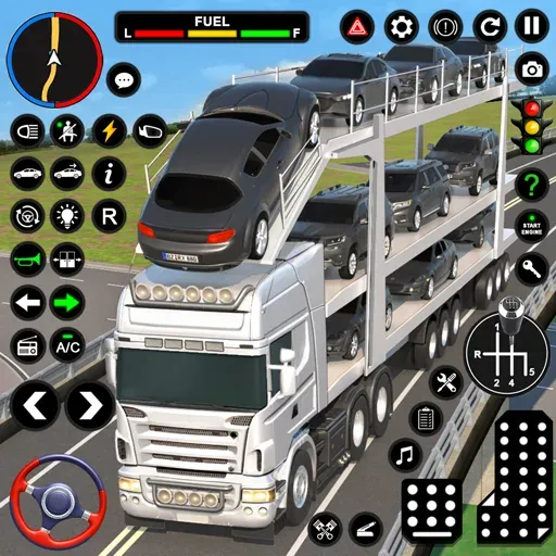 Car Transport - Truck Games 3D  [МОД Меню] Screenshot 1