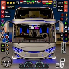 Взлом Public Coach Bus Driving Game (Паблик Коуч Бас Драйвинг Гейм)  [МОД Бесконечные деньги] - стабильная версия apk на Андроид