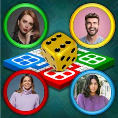 Взломанная Multiplayer Dice Ludo Games (Мультиплеер Дайс Лудо Игры)  [МОД Unlimited Money] - полная версия apk на Андроид