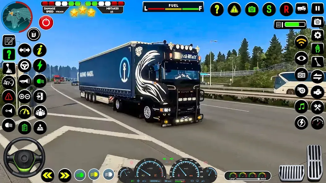 Truck Driving Euro Truck Game  [МОД Бесконечные деньги] Screenshot 4