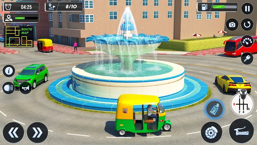 Tuk Tuk Auto Driving Games 3D  [МОД Много денег] Screenshot 5