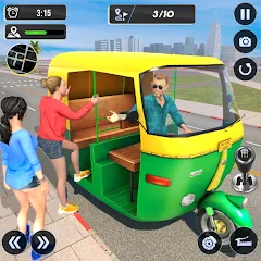 Скачать взлом Tuk Tuk Auto Driving Games 3D  [МОД Много денег] - стабильная версия apk на Андроид